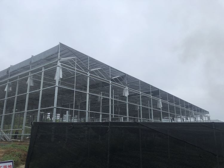 What are the parts of the glass greenhouse